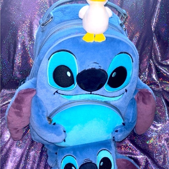 Exclusive Stitch Plush Mini Backpack Set